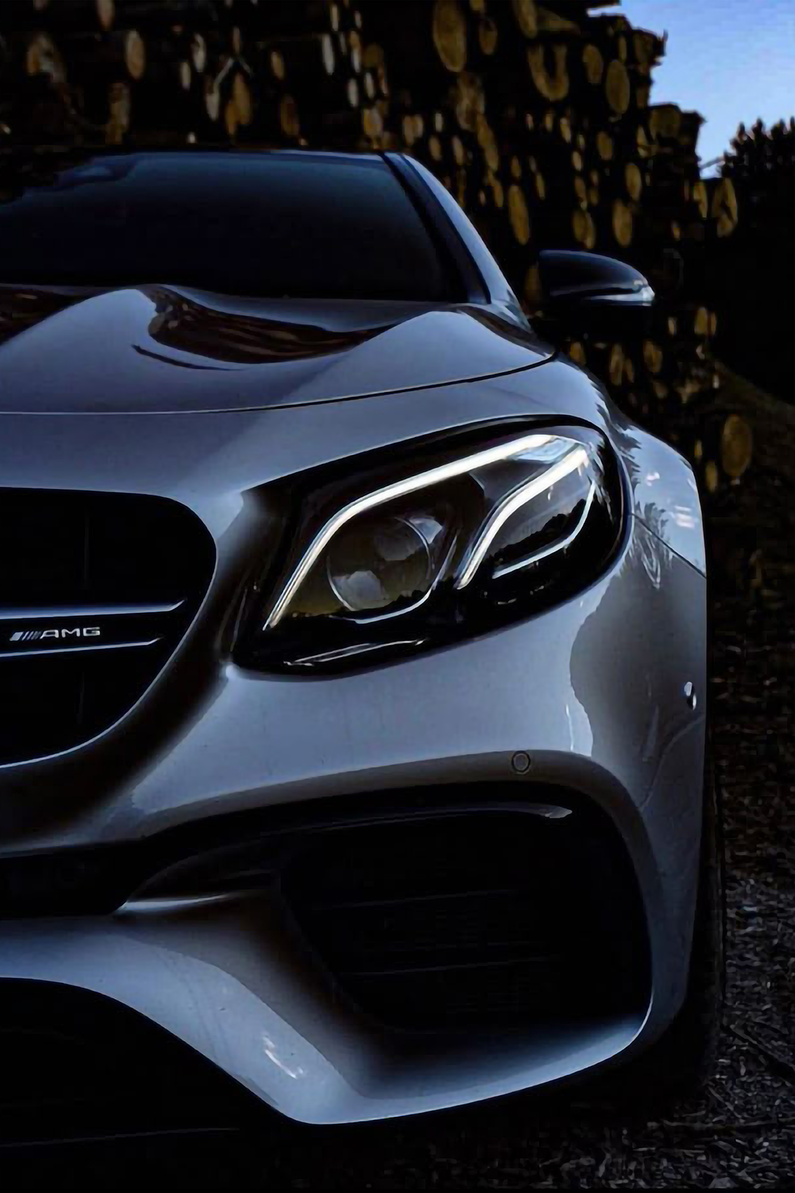 Neon Led Poster: Mercedes E63