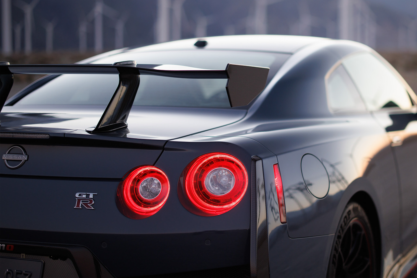 Neon Led Poster: Nissan GTR R35 rear v2