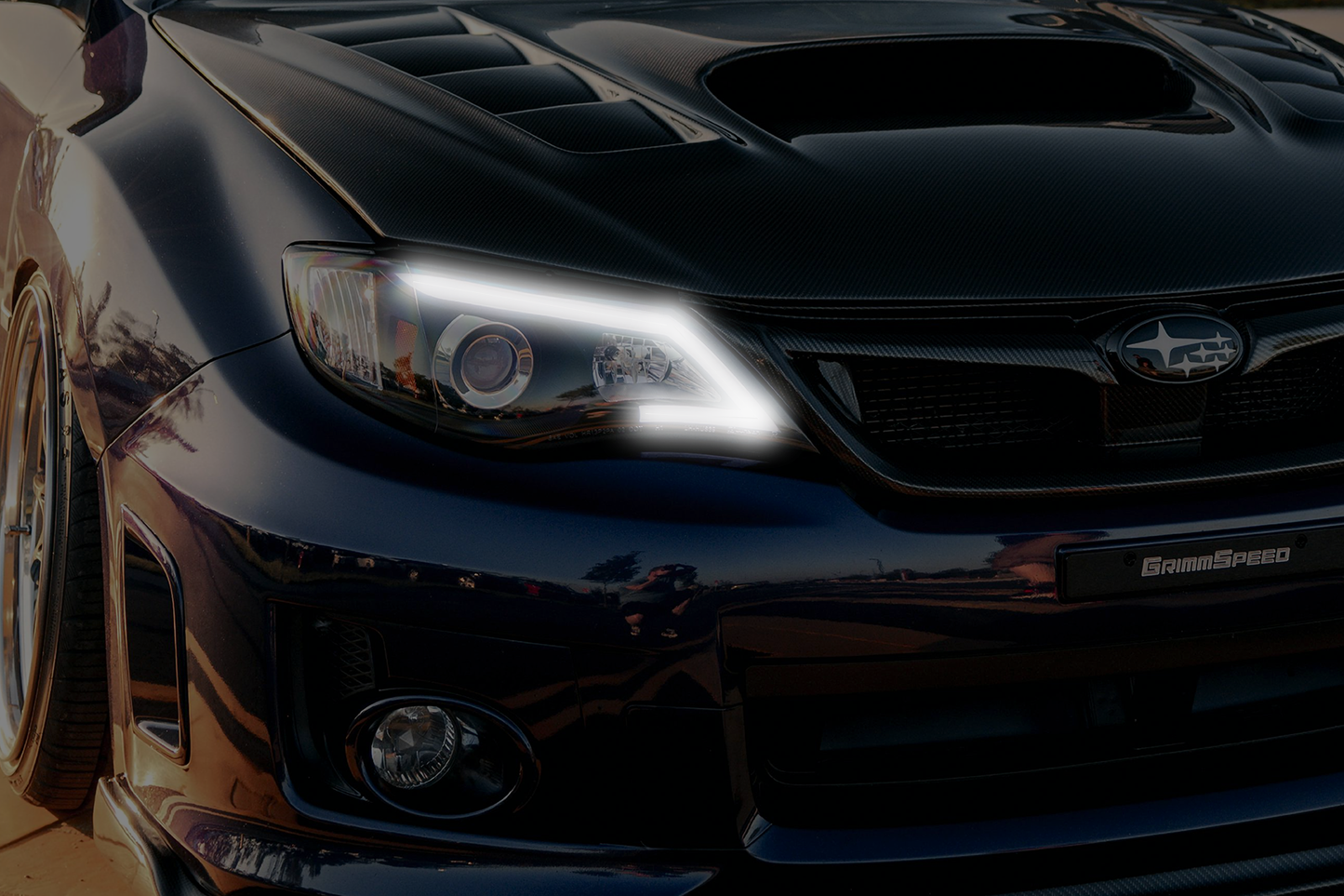 Neon Led Poster: Subaru Impreza stink eye