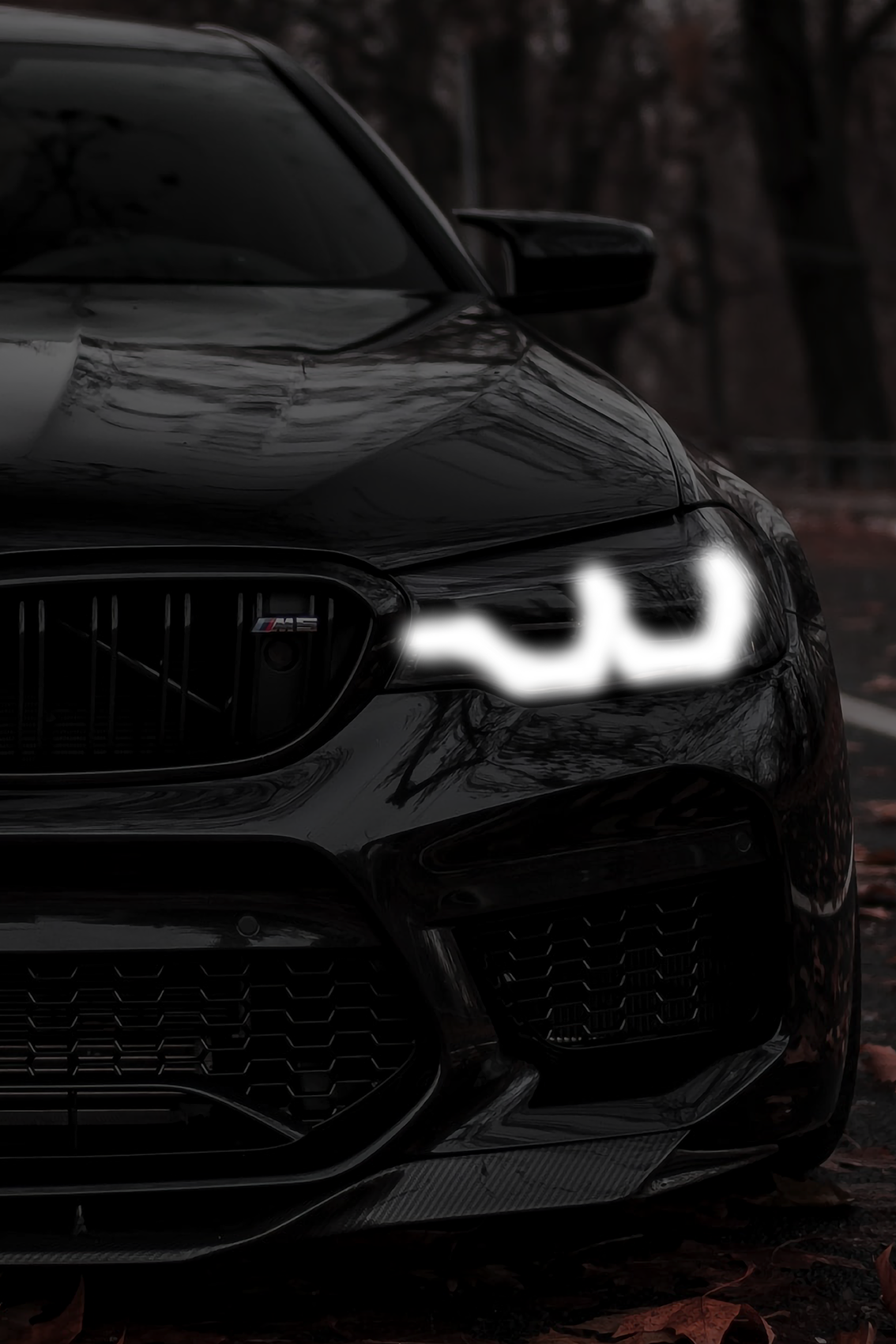 Neon Led Poster: BMW M5 F90 pre-face