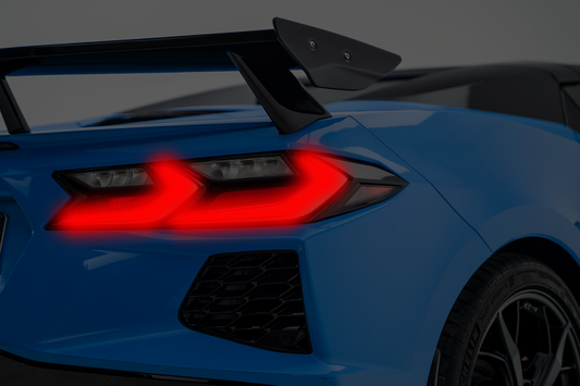 Neon Led Poster: Chevrolet Corvette C8