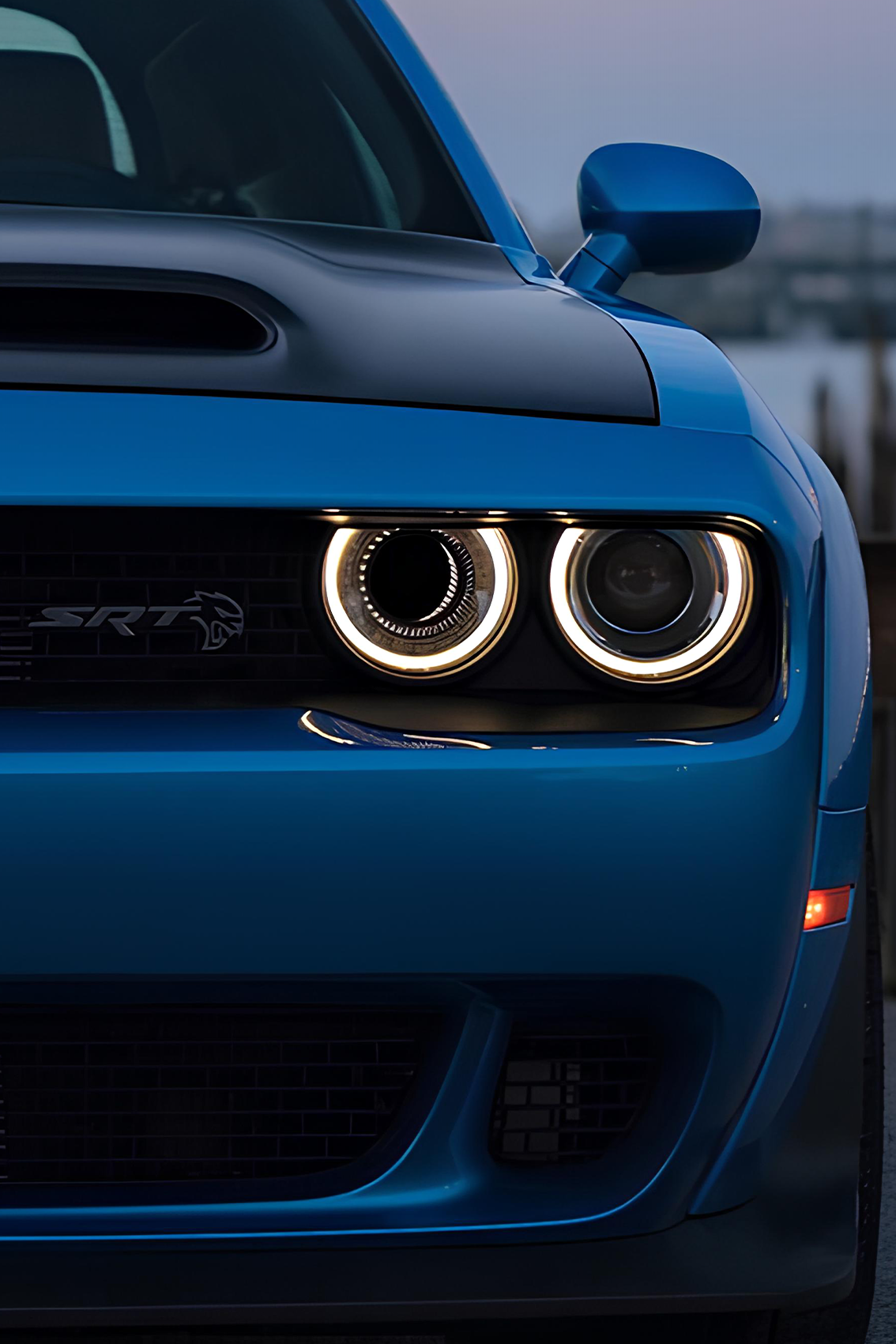 Neon Led Poster: Dodge Challanger