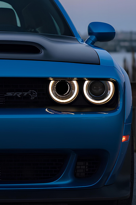 Neon Led Poster: Dodge Challanger
