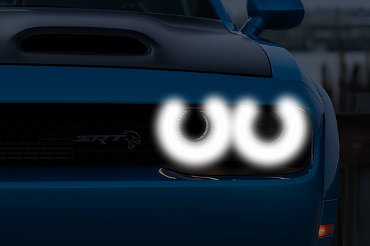 Neon Led Poster: Dodge Challanger V2