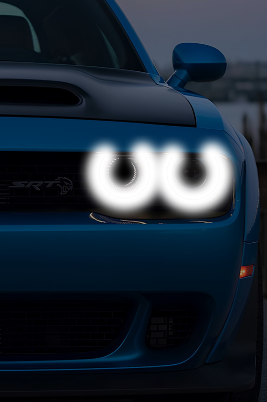 Neon Led Poster: Dodge Challanger