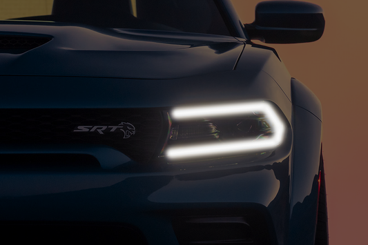 Neon Led Poster: Dodge Charger
