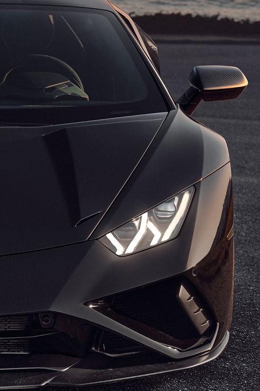 Neon Led Poster: Lamborghini Huracan front