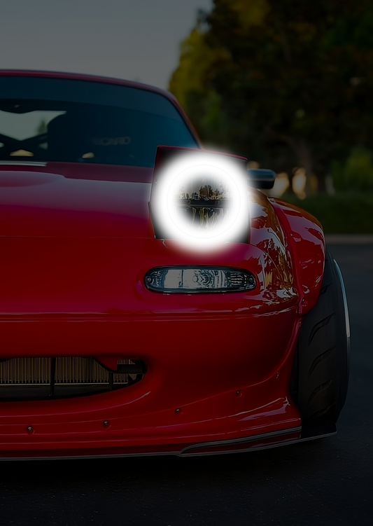 Neon Led Poster: Mazda Miata NA