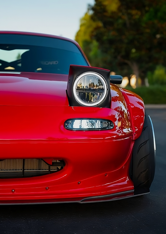 Neon Led Poster: Mazda Miata NA