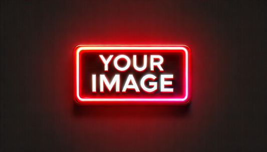 Neon Led Poster: Custom order