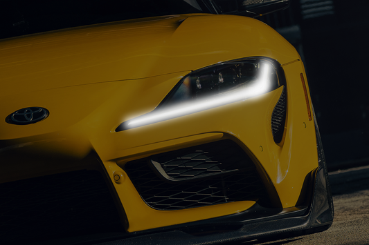 Neon Led Poster: Toyota Supra A90 Front