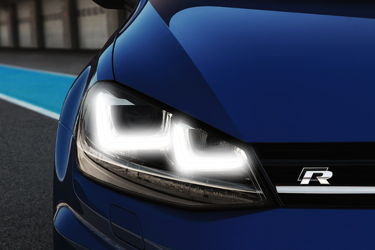 Neon Led Poster: Volkswagen Golf 7R